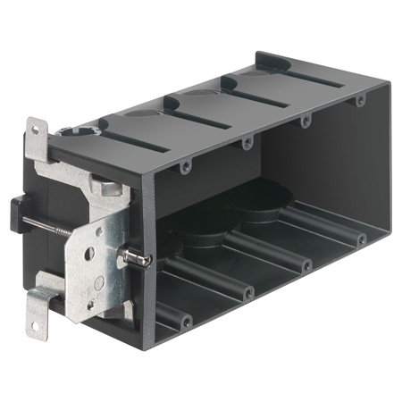 FA104-10 Arlington Industries 4-Gang Screw Mount Adaptor Box - Pack of 10