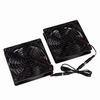 Show product details for FAN-138-K-EU Middle Atlantic 101mm DC Fan Kit with (2) Fans 138CFM for the European Union
