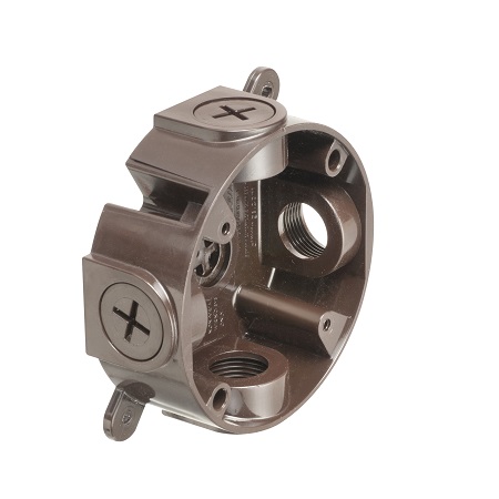 FBC4225BR Arlington Industries Raintight Box for Fan/Fixture Installation - Bronze