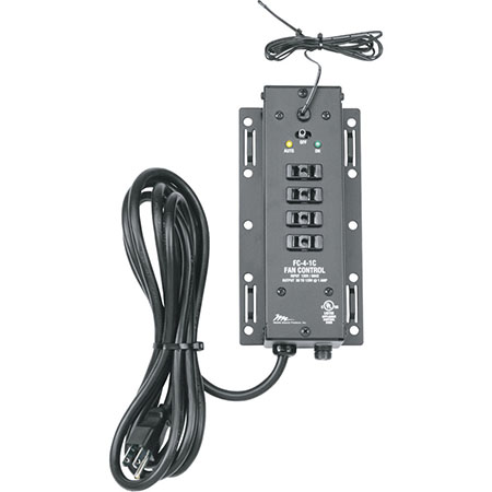 FC-4-IEC Middle Atlantic Proportional Speed Thermostatic 220v AC Fan Control