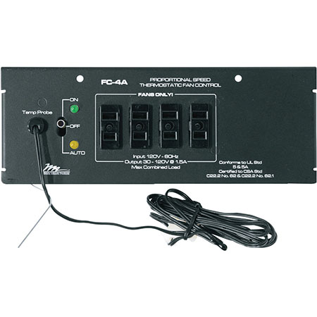 FC-4A Middle Atlantic Proportional Speed Thermostatic Fan Control