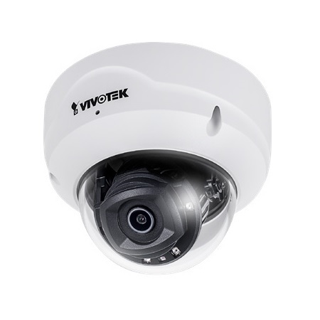FD819-H-1Y Vivotek VORTEX Essential Series 2.8mm 30FPS @ 5MP Indoor IR Day/Night WDR Dome IP Security Camera PoE - Includes 1 Year Standard License