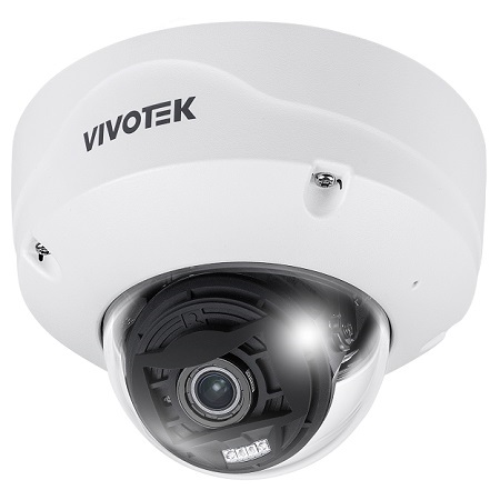 FD9387-EHTV-V3-7-22mm Vivotek 7-22mm Motorized 30FPS @ 5MP Outdoor IR Day/Night WDR Vandal-proof Dome IP Security Camera 12VDC/24VAC PoE