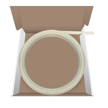 Wire Trak 375 Series - 3/4 inch Roll Form Surface Raceway - Ivory