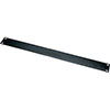 Show product details for FEB1 Middle Atlantic 1 Space (1 3/4 Inch) Flat Economic Blank Panel, Black Powder Coat Finish