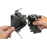 FEN102 Arlington Industries Nail-On Gangable Box for New Construction - Black