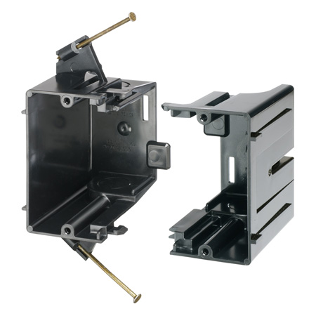 FEN102 Arlington Industries Nail-On Gangable Box for New Construction - Black