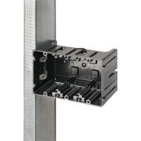 FES102 Arlington Industries Screw-On Gangable Box for New Construction - Black
