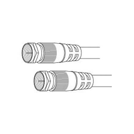 FF3W Vanco Cable F-F RG59 3ft White