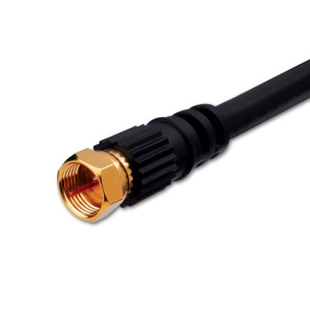 FFRG6U6 Vanco Cable F-F RG6 6ft Black