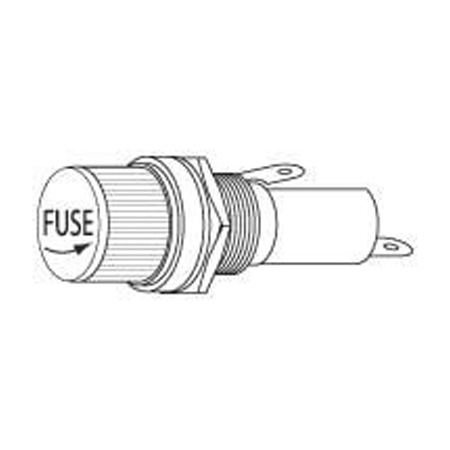FH1X Vanco Holder Fuse Std Panel Mount