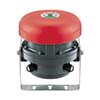 Show product details for FHF9112017013 Cooper Wheelock dGW21 Explosion-proof Alarm Bell 120VAC 60Hz - Red Bell Dome