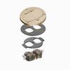 FLB3532MBTK Arlington Industries 2G Brass Flip lid Trim Kit