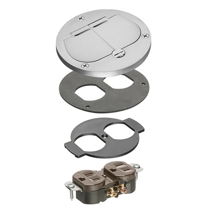FLB3532NLTK Arlington Industries 2G Nickel Flip LD Trim Kit