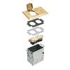 FLB5331MB Arlington Industries 1 Gang Metal Floor Box Kit