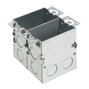 FLB5549 Arlington Industries 2 Gang Steel Floor Comb Box