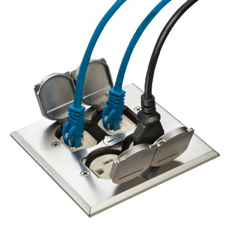 FLB5552NL Arlington Industries 2 Gang Metal Cover Kit