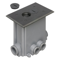 FLBC101BL Arlington Industries 1-Gang Non-Metallic Floor Boxes for New Concrete Pours - Black