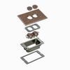 Show product details for FLBC101BRTK Arlington Industries Brown Trim Kit-Concret