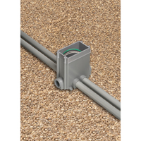 FLBC101W Arlington Industries 1-Gang Non-Metallic Floor Boxes for New Concrete Pours - White