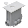Show product details for FLBC101W Arlington Industries 1-Gang Non-Metallic Floor Boxes for New Concrete Pours - White