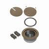 Show product details for FLBC5570BR Arlington Industries Recessed Cover Kits for 5.5 Inch Round Concrete Box - Brown