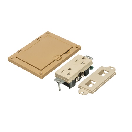 FLBC8501CA Arlington Industries Single Gang Flip Lid Cover