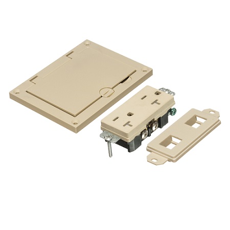 FLBC8501LA Arlington Industries Light Almond Floor Box Cover