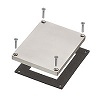 Show product details for FLBC8508NL Arlington Industries Single Gang Blank Cover with Slotted Cover - Nickel