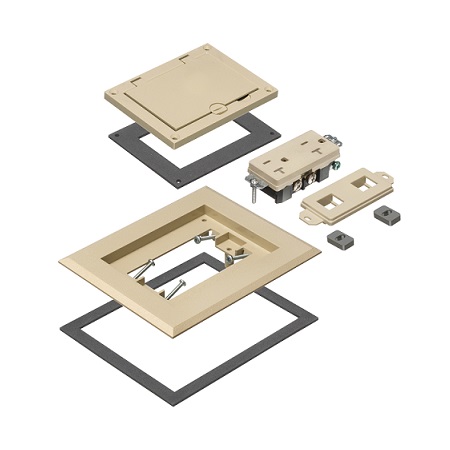 FLBC8510LA Arlington Industries Single Gang Plastic Cover Frame Kits