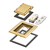 Show product details for FLBC8510MB Arlington Industries Single Gang Frame Kit