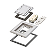 Show product details for FLBC8510NL Arlington Industries Single Gang Frame Kit