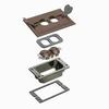 Show product details for FLBCF101BRTK Arlington Industries Brown Flip Lid Concrete kit