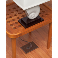 FLBR101BR Arlington Industries 1-Gang Non-Metallic Floor Box for Installed Floors - Brown