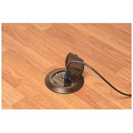 FLBR6500BR Arlington Industries Round Plastic Box