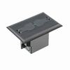 Show product details for FLBRF101BL Arlington Industries Black Retro Floor Boxes Flip