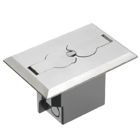 FLBRF101NL Arlington Industries Nickel Floor Box Retrofit Flip