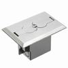 Show product details for FLBRF101NL Arlington Industries Nickel Floor Box Retrofit Flip