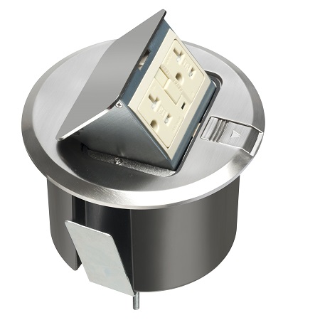 FLBT6520GNL Arlington Industries Round Trapdoor with Nickel Cover