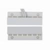 Show product details for FM-106-WH-10 Tane Alarm Flange Mount Contact and Magnet - Side Leads - White - Pack of 10