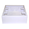 Show product details for FMJB2-W Wire Trak FMJB2 Series Double Junction Boxes - White