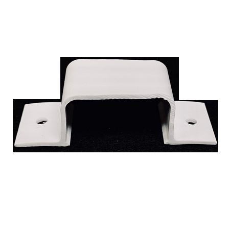 FMSFTC500-BLK Wire Trak 500 Series 1" x 1/2" x 1" Raceway Tamper Resistant Clip - Black