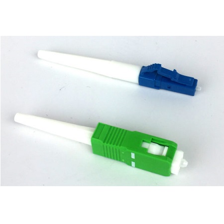 FOX-LCU-OM2-09-10 FiberFox FOX SOC 900um Splice on Connectors LC MM OM2 Black Housing/White Boot - 10 Pack