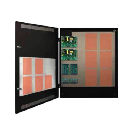 FPO150/250-2C8P2D8PE8H1 LifeSafety Power Honeywell 16 Door 12 Amp 12VDC 20 Amp 12VDC 16 Lock and 16 Auxiliary Class II Distribution Outputs Access Control Power Supply in UL Listed Indoor 30" W x 36" H x 6.5" D Electrical Enclosure