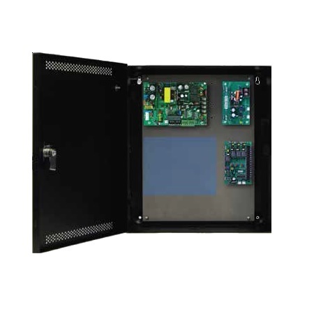 FPO75-B100C4E1V LifeSafety Power Vertx 2 Door 2 Amp 12VDC and 24VDC 4 Lock Control Access Control Power Supply in UL Listed Indoor 12" W x 14" H x 4.5" D Electrical Enclosure