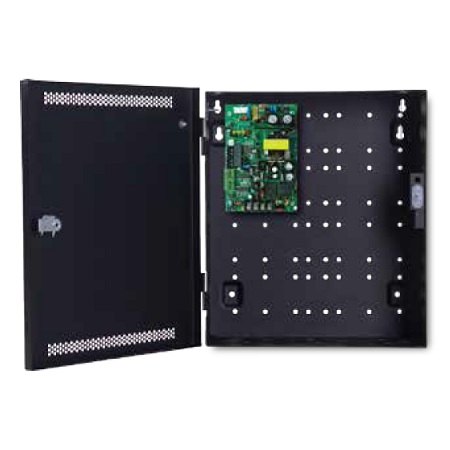 FPO75-E1R LifeSafety Power 6 Amp 12VDC Access Control Power Supply in UL Listed Indoor 12" W x 14" H x 4.5" D Electrical Enclosure - Red