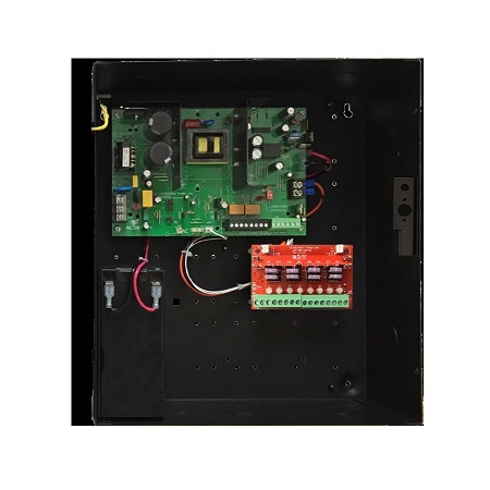 FPV6-D8E1 LifeSafety Power Vantage 6 Amp 12VDC 6 Amp 24VDC 8 Auxiliary Distribution Outputs Access Control Power Supply in UL Listed Indoor 12" W x 14" H x 4.5" D Electrical Enclosure