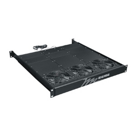 FTA-6 Middle Atlantic Fan Tray, Black Powdercoat Finish