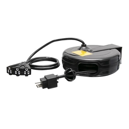 FVS-800-RET15F Middle Atlantic FlexView Conferencing Cart with HuddleSHOT FC 15 Cat6 Cable Retractor