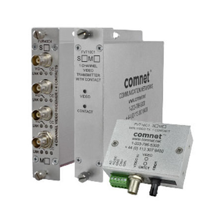 FVR10C1M1 Comnet 1-Channel ComFit Video/Contact Receiver